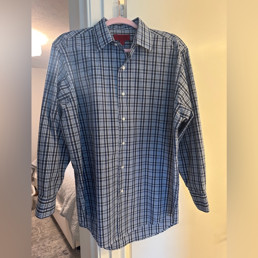Men’s blue dress shirt